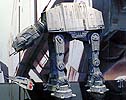 Imperial Walkers (AT-AT) and Rebel Snowspeeder